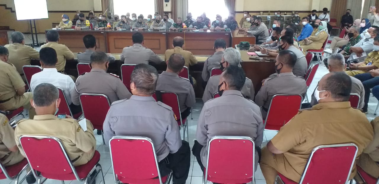 Hadapi  Idul Fitri 2022, Bupati Pimpin Rapat Lintas Sektoral Guna Tingkatkan Layanan Umum Masyarakat