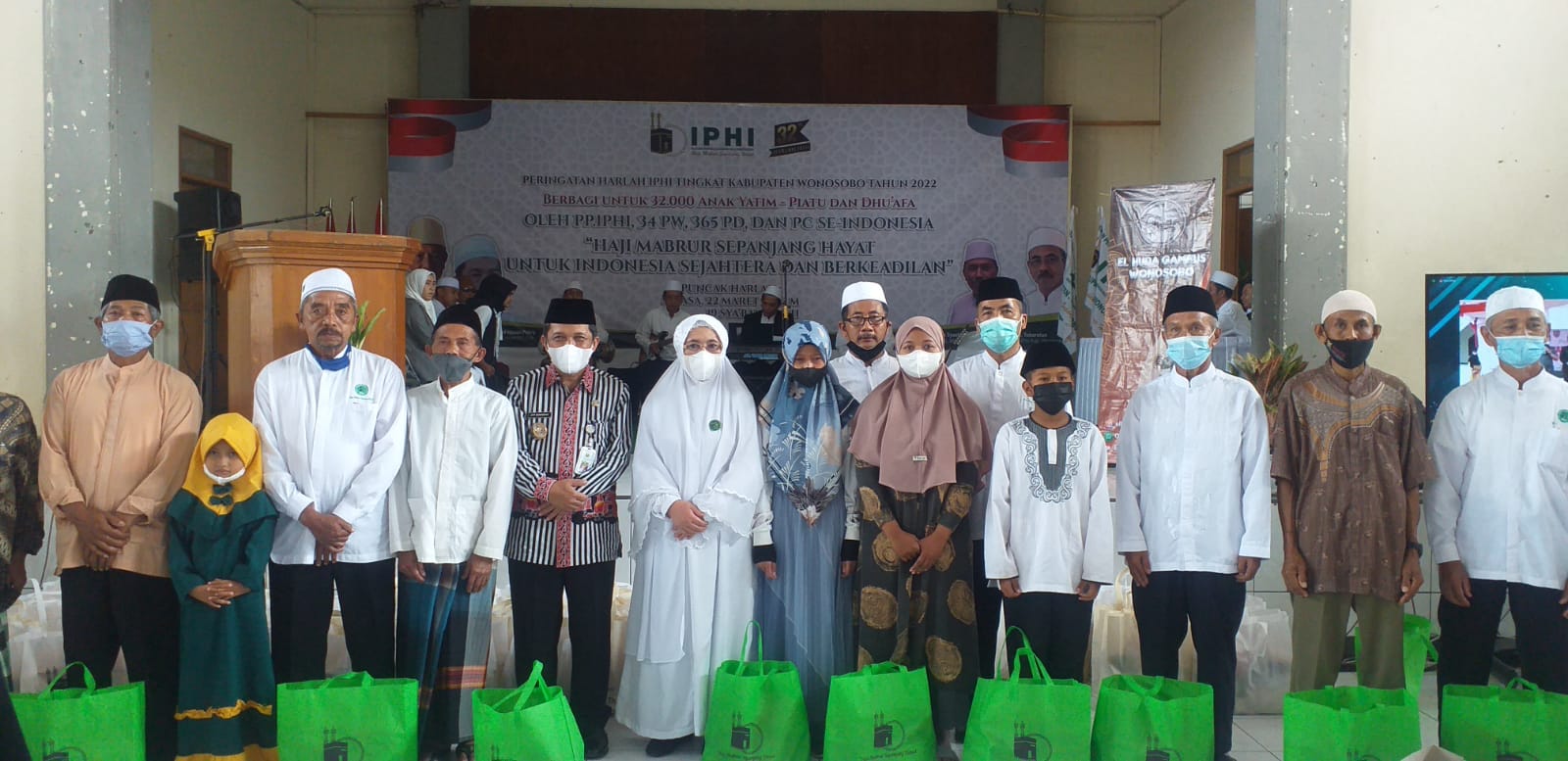Harlah IPHI Ke-32, 32.000 Paket Sembako Dibagikan Untuk Anak Yatim Piatu dan Dhuafa