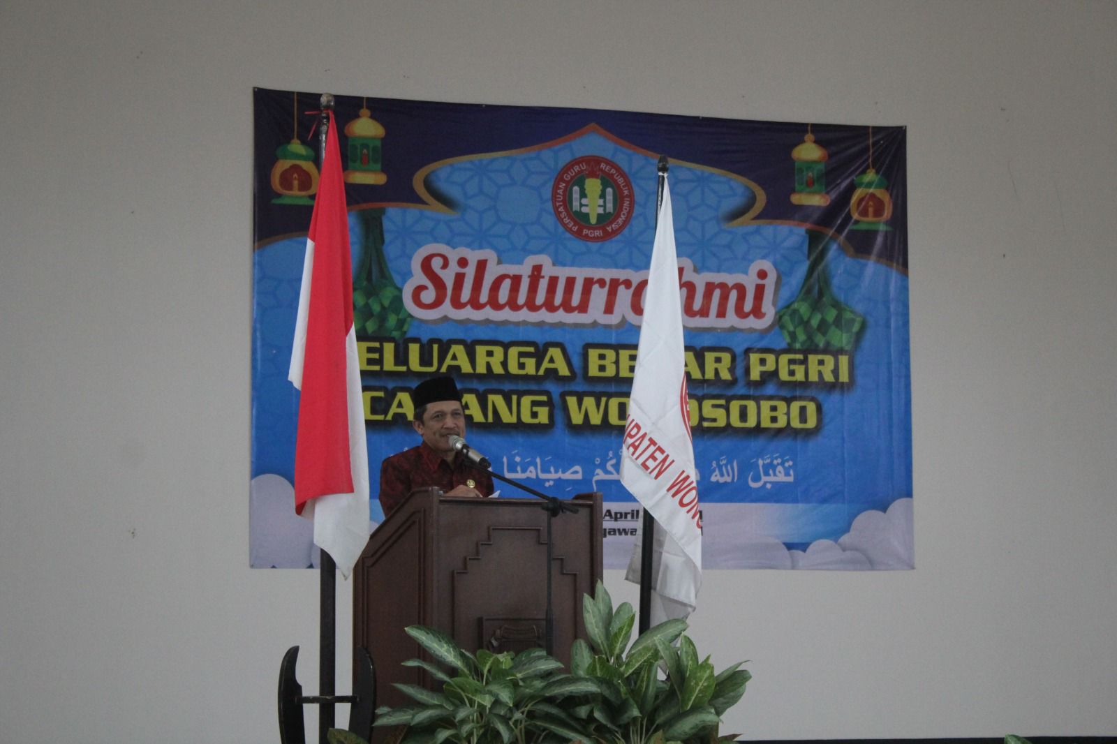 Silaturahmi PGRI Cabang Wonosobo, Bupati Ajak Tingkatkan Solidaritas