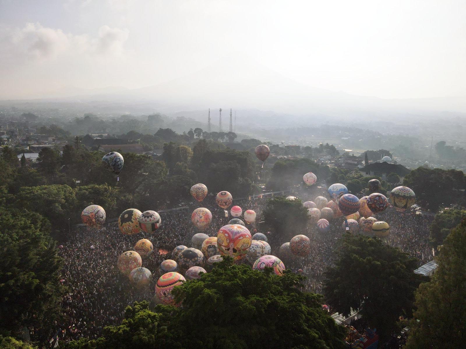 Festival Balon Tradisional Sukses Digelar Tanpa Menganggu Keselamatan Penerbangan