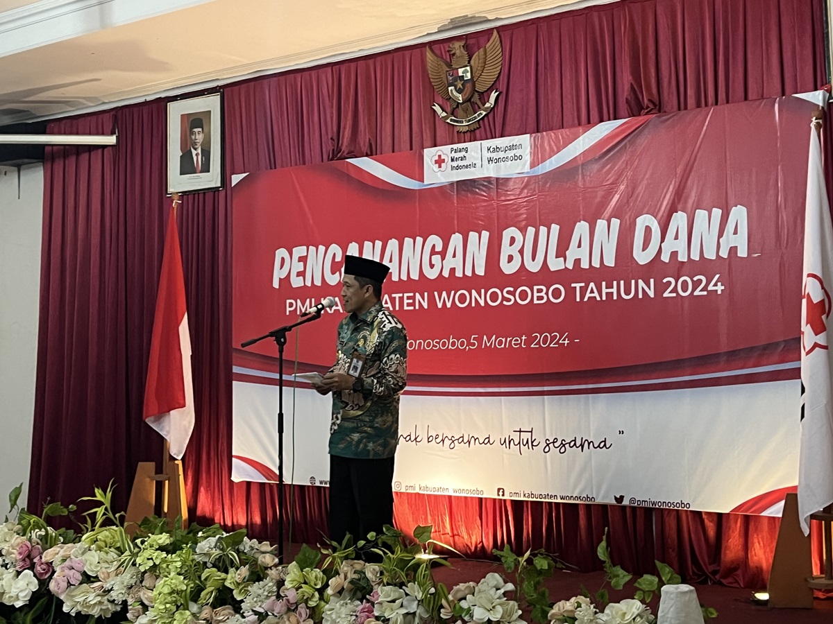 Bulan Dana PMI Kabupaten Wonosobo 2024, Targetkan 1,6 Miliar atau lebih